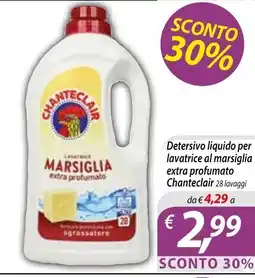 Iper Romagnolo Detersivo liquido per lavatrice al marsiglia extra profumato Chanteclair offerta