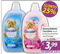 Iper Romagnolo Ammorbidente Coccolino aria di primavera-sensazione seta offerta