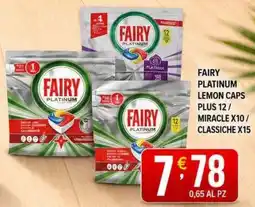 Supermercati Trisss Fairy Platinum Lemon Caps offerta