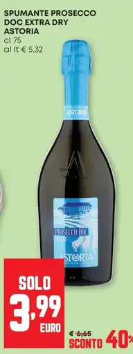 Pam Spumante Prosecco Doc Extra Dry Astoria offerta