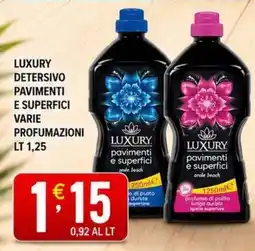 Supermercati Trisss Luxury detergente pavimenti e superfici offerta