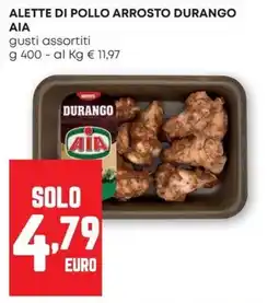 Pam Alette di pollo arrosto Durango AIA offerta