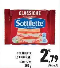 Conad City Sottilette le originali classiche offerta