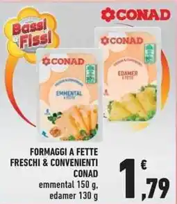 Conad City Formaggi a fette freschi & convenienti Conad offerta