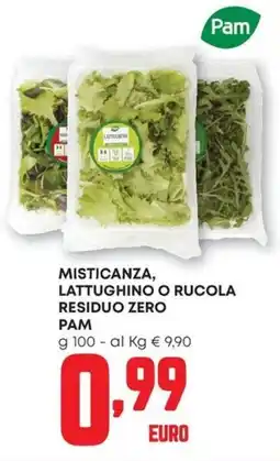 Pam Misticanza, lattughino o rucola Pam offerta