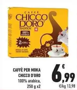 Conad City Caffè per moka Chicco d'Oro offerta