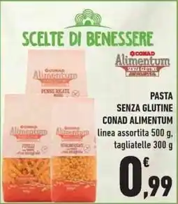 Conad City Pasta senza glutine Conad Alimentum offerta