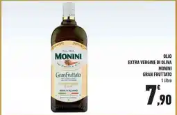 Conad City Olio extra vergine di oliva Monini Gran Fruttato offerta