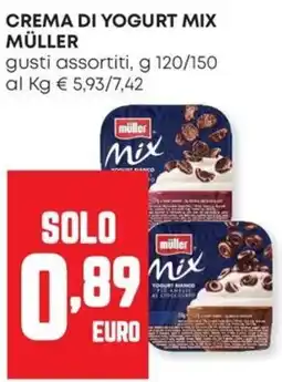 Panorama Crema di yogurt mix Müller offerta