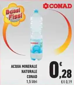 Conad City Conad acqua minerale naturale offerta