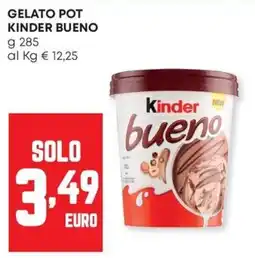 Panorama Gelato pot Kinder Bueno offerta
