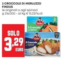 Panorama 2 Crocchette Findus offerta