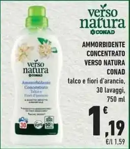 Conad City Ammorbidente concentrato verso natura offerta