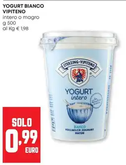 Pam Yogurt bianco Sterzing-Vipiteno offerta
