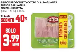 Panorama Prosciutto cotto di alta qualità Fratelli Beretta offerta