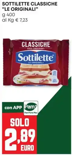 Panorama Sottilette classiche le originali offerta