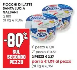 Panorama Fiocchi di latte Santa Lucia Galbani offerta