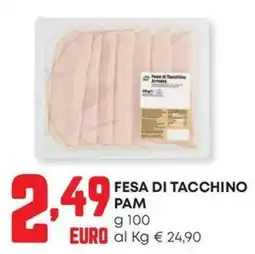 Panorama Fesa di tacchino Pam offerta