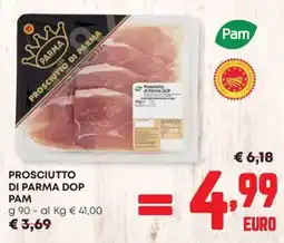 Panorama Prosciutto di Parma DOP Pam offerta