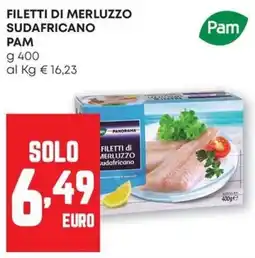 Pam Filetti di merluzzo sudafricano Pam offerta