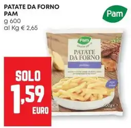 Pam Patate da forno Pam offerta