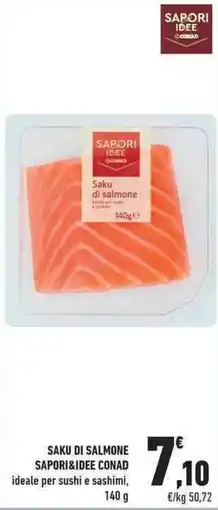 Conad City Saku di salmone Sapori&Idee Conad offerta