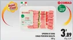 Conad City Spiedini di suino Conad Percorso Qualità offerta
