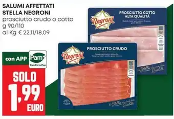 Pam Prosciutto crudo Negroni offerta