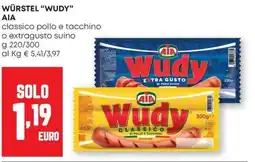 Pam Würstel Wudy AIA offerta