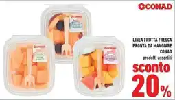 Conad City Conad linea frutta fresca pronta da mangiare offerta