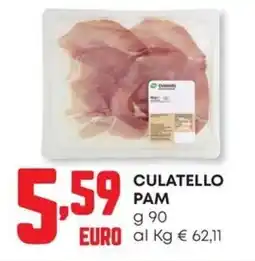 Pam Culatello Pam offerta