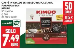 Panorama Caffè in cialde espresso napoletano kimbo offerta