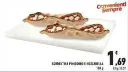 Conad City Sorrentina pomodoro e mozzarella offerta