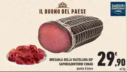 Conad City Bresaola della Valtellina IGP Sapori&Dintorni Conad offerta