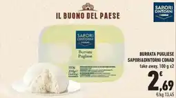 Conad City Burrata Pugliese Sapori&Dintorni Conad offerta