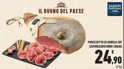 Conad City Prosciutto di Norcia IGP Sapori&Dintorni Conad offerta