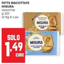 Panorama Misura Fette Biscottate offerta