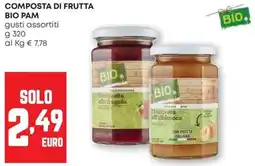 Pam Composta di frutta Bio Pam offerta
