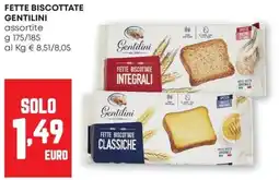 Pam Fette biscottate Gentilini offerta