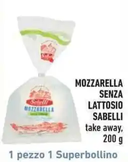 Conad City Mozzarella senza lattosio Sabelli offerta