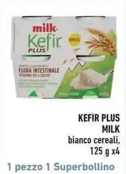 Conad City Kefir Plus milk bianco cereali offerta