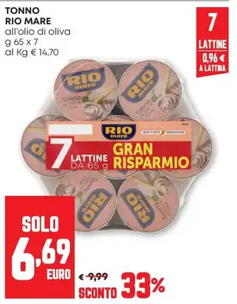 Tonno Rio Mare all'olio di oliva