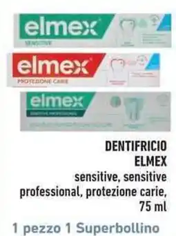 Conad City Dentifricio Elmex sensitive, sensitive professional, protezione carie offerta