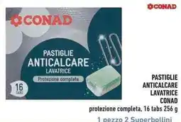 Conad City Pastiglie anticalcare lavatrice Conad offerta