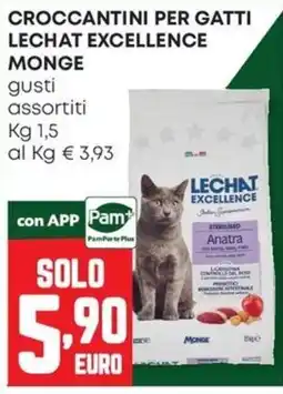 Panorama Croccantini per gatti lechat excellence monge offerta