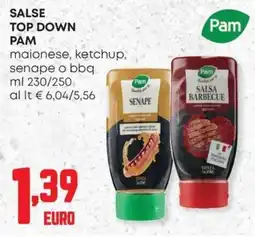 Panorama Salse top down Pam offerta