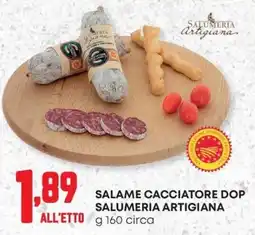 Panorama Salame Cacciatore DOP Salumeria Artigiana offerta