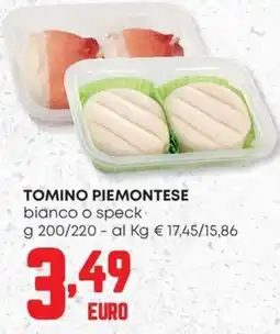 Panorama Tomino piemontese offerta