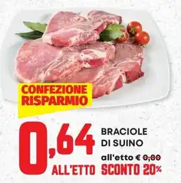 Panorama Braciole di suino offerta
