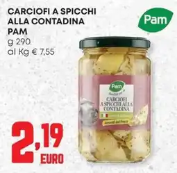 Panorama Carciofi a spicchi alla contadina Pam offerta
